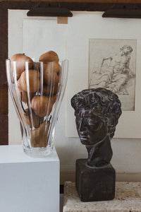 Scalloped Art Glass Vase