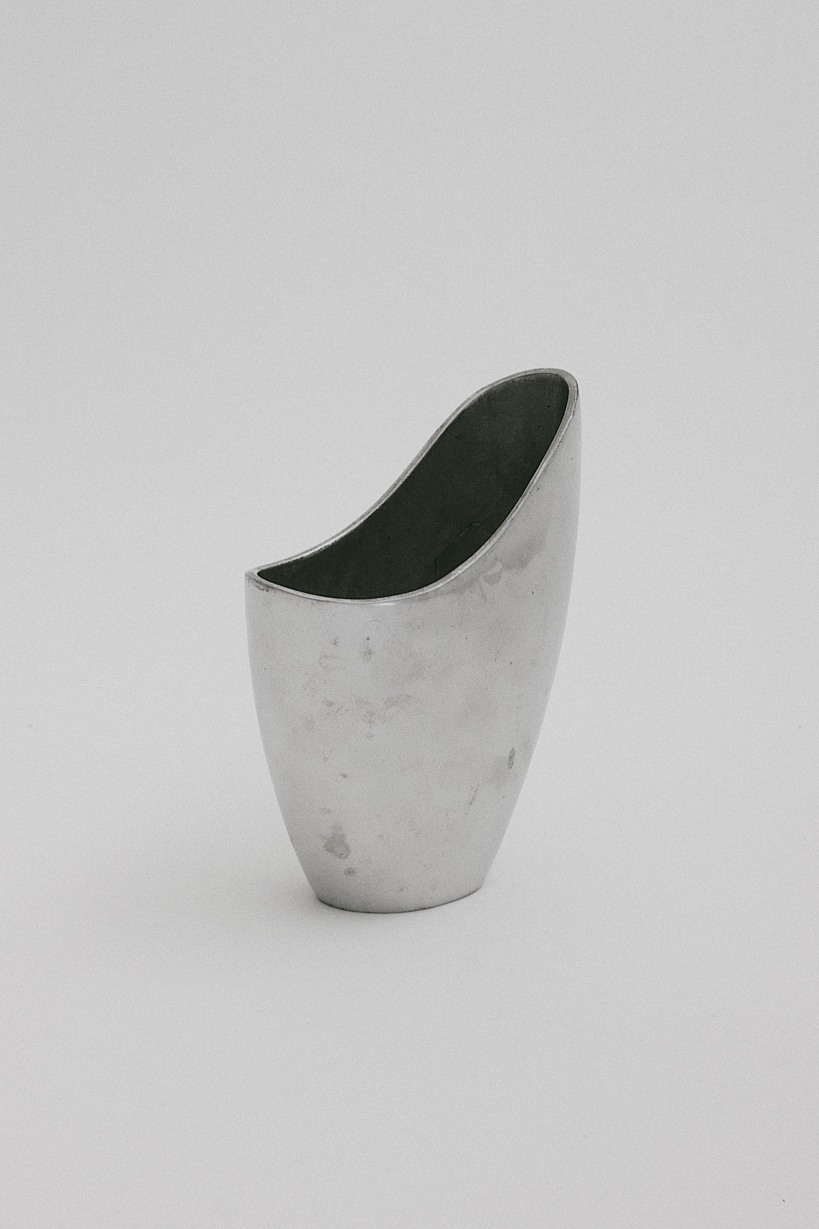 Scoop Metal Vase